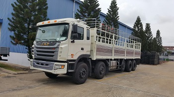 Xe tải jac 5 chân k5 Tải trọng 22 tấn thùng dài 9m5 tại Bình Dương